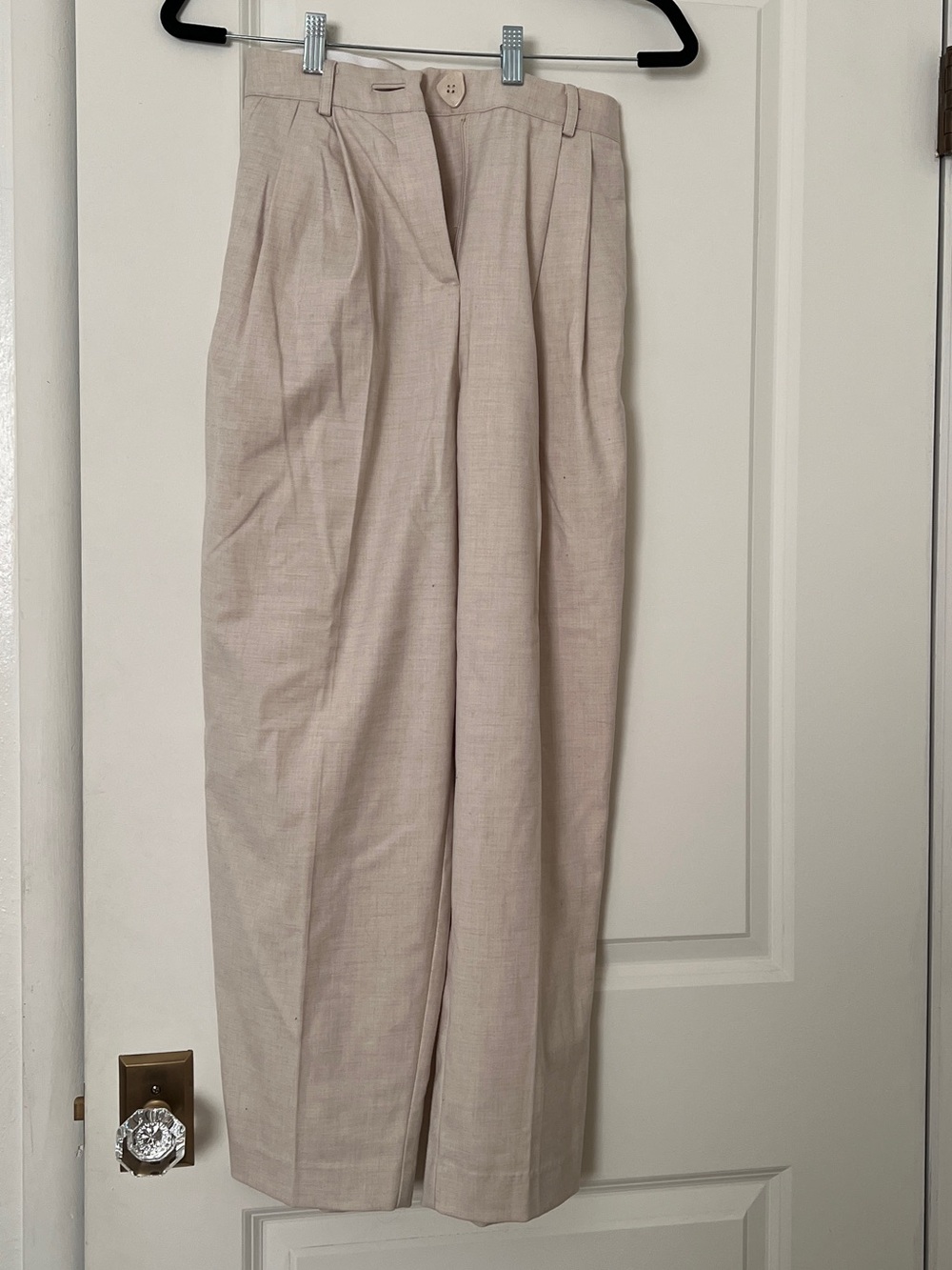 Dissh Beige Linen Pants